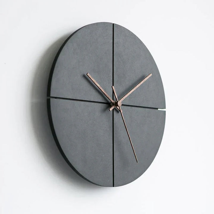 AuraSphere – Minimalistische Wanduhr mit lautlosem Quarzwerk | Brehn