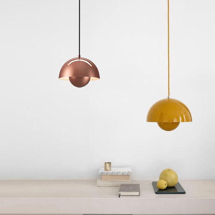 Brehn | ZenithSphere Moderne Pendelleuchte Halbkugel Form