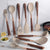 Brehn | Holz- und Silikon-Küchenutensilien-Set – 10 Stück, hitzebeständig, ergonomische Griffe