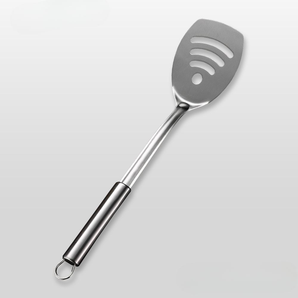 Brehn | Edelstahl-Küchenutensilienset – 10 Teile mit ergonomischen Griffen