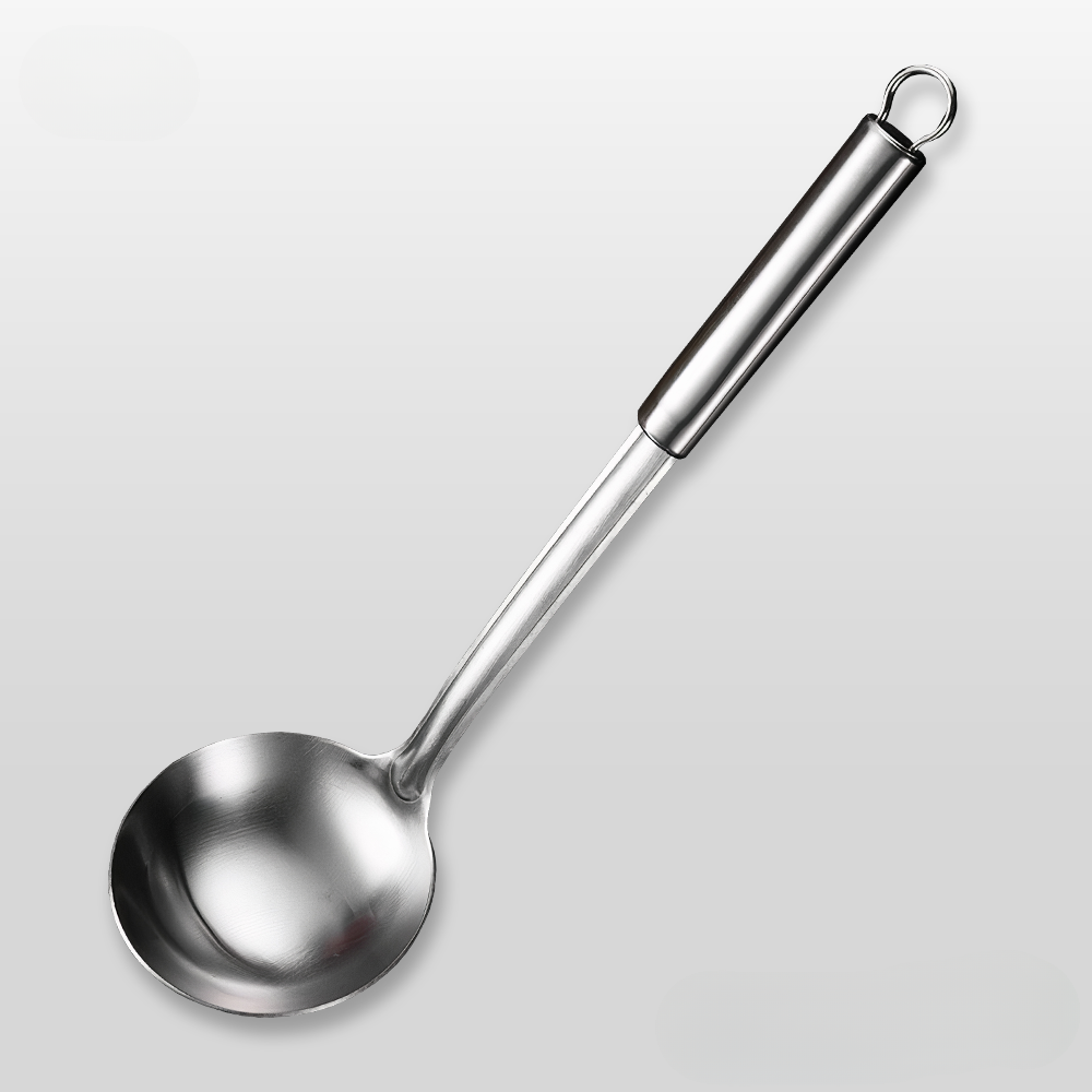 Brehn | Edelstahl-Küchenutensilienset – 10 Teile mit ergonomischen Griffen