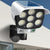 Brehn | Outdoor LED-Spotlight mit Bewegungssensor – Betrieben mit Solarenergie, Wetterfest