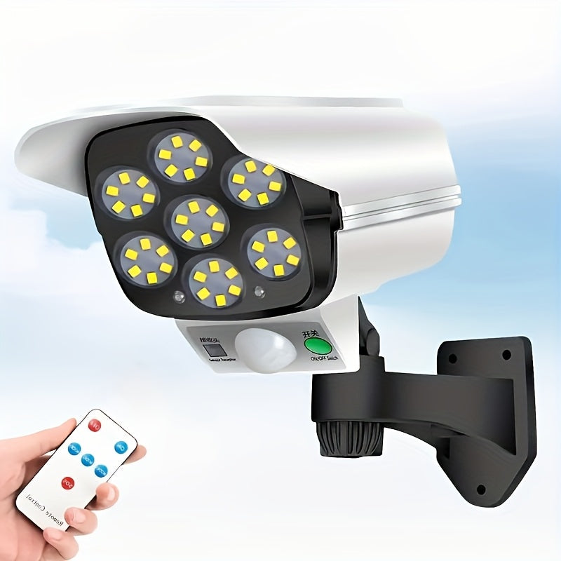 Brehn | Outdoor LED-Spotlight mit Bewegungssensor – Betrieben mit Solarenergie, Wetterfest