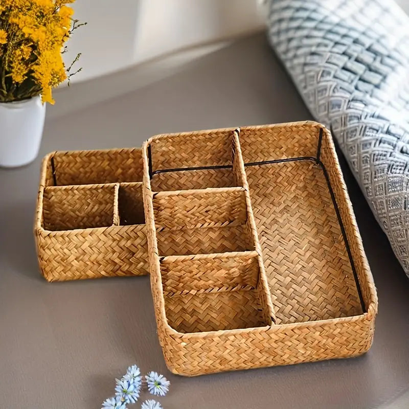 Emly Rattan Organizer Korb | Brehn