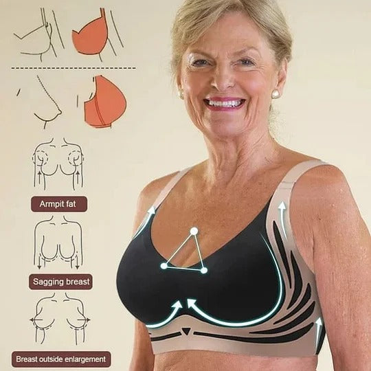 CurvaFit Super Sammlungs-BH | Drahtloser Push-up BH | Keine hängenden Brüste mehr