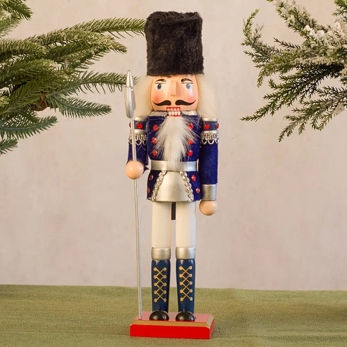 Brehn | NussknackerJoy - Holz Nussknacker Soldatenfigur für zeitlosen Weihnachtszauber