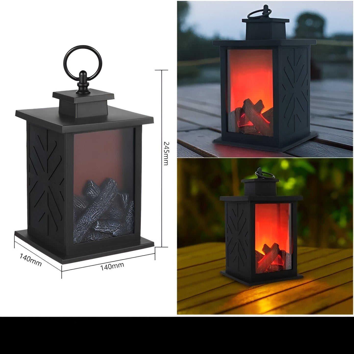 RadiantGlow Flammenlampe - Bringen Sie Wärme und Atmosphäre in Ihr Zuhause | Brehn