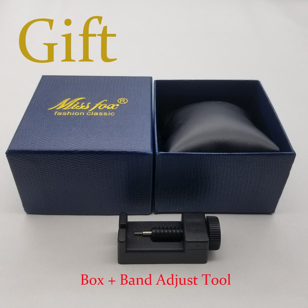 Brehn | MISSFOX Ice Out Square Herrenuhr | 18K Gold Nano-Vakuum-Beschichtung | Schweizer Quarz-Uhrwerk | Vollbesetzt mit Lab-Diamanten | Edelstahl-Gehäuse | Wasserdicht 3 ATM