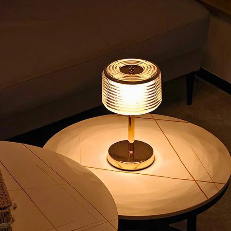 Brehn | Kabellose wiederaufladbare LumiNook Tischlampe - Schaffen Sie Atmosphäre und Stil mit dieser luxuriösen Tischlampe