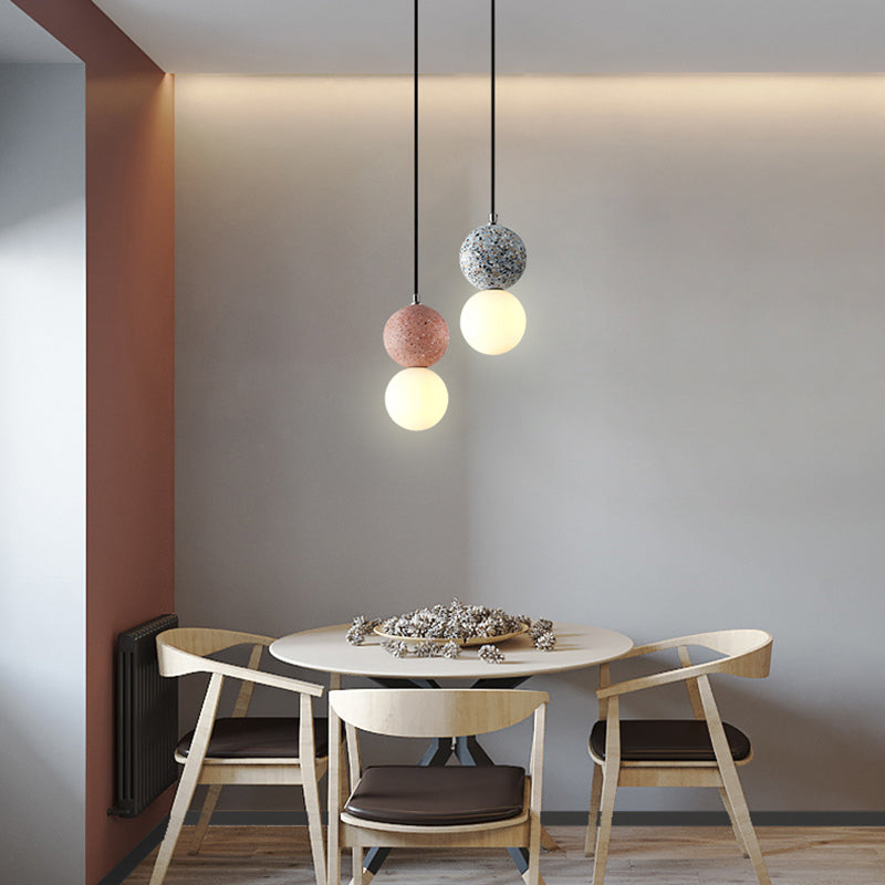Brehn | Aurora Glow - Luxe LED Pendelleuchte in Schwarz/Weiß