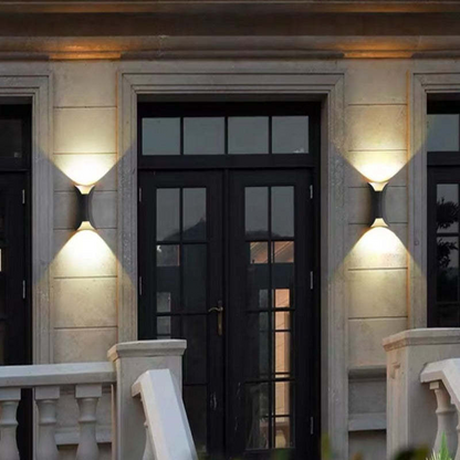 Wetterfeste LED-Aluminium-Wandleuchte für Outdoor-Eleganz
