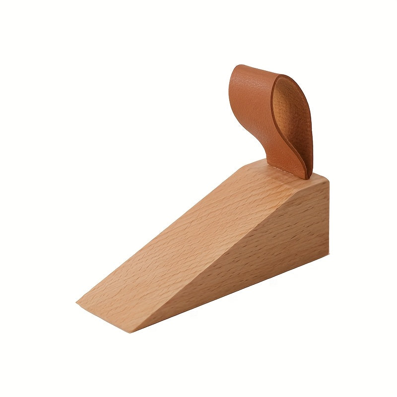 NordGrip Türstopper aus Holz – Skandinavisches Design mit rutschfester Basis | Brehn