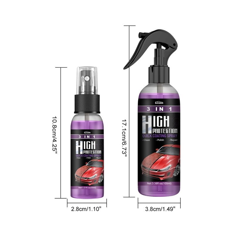 3 in 1 Hochschutz Auto Spray | Brehn
