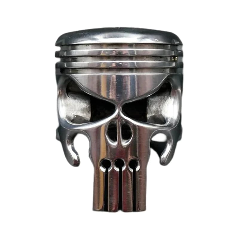 Kolben-Kunst-Totenkopf-Schlüsselanhänger