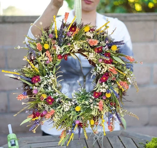 Brehn | Handgemachter Texas Wildblumenkranz