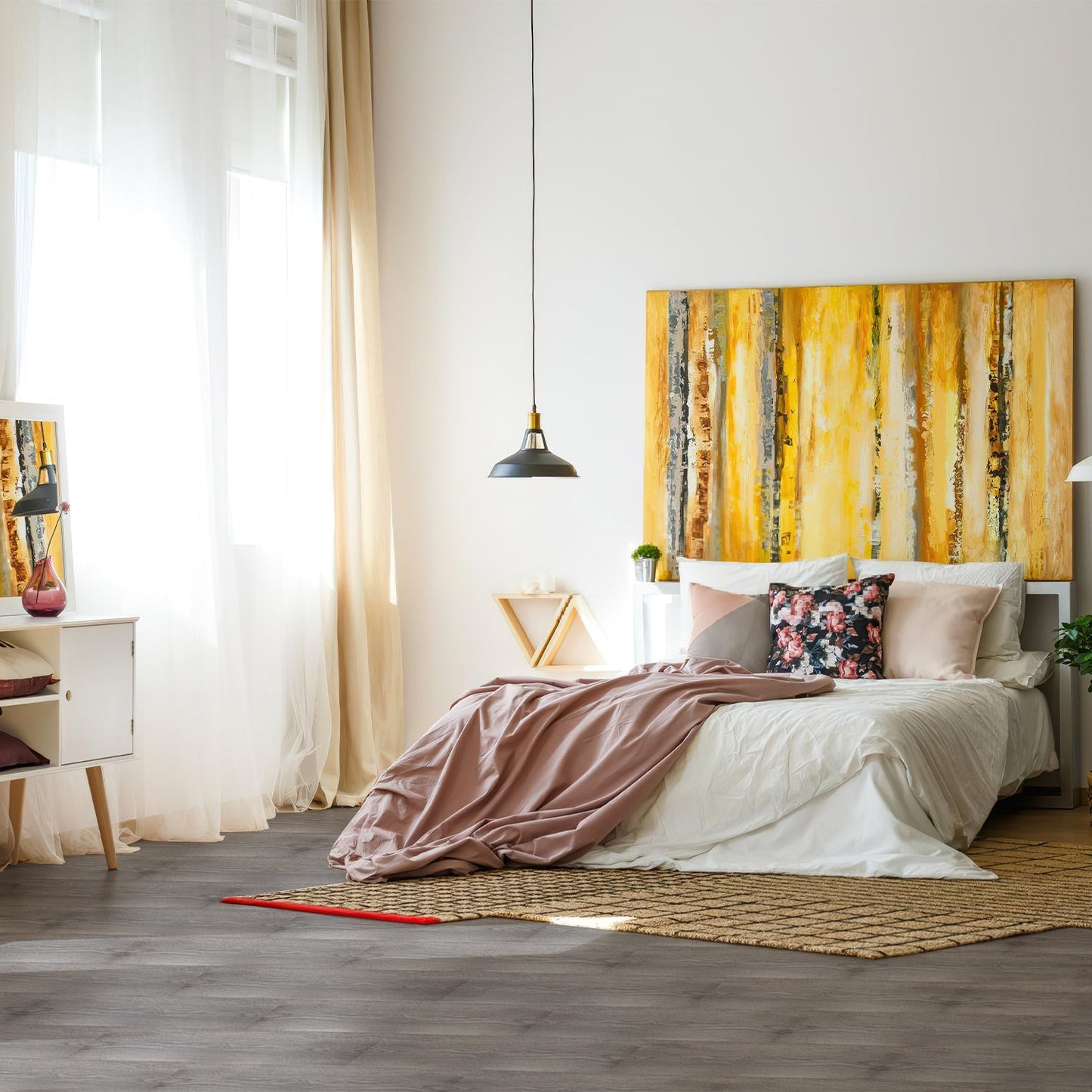 PVC Bodenbelag Selbstklebend Vinylboden 1.5mm Dicke | Brehn
