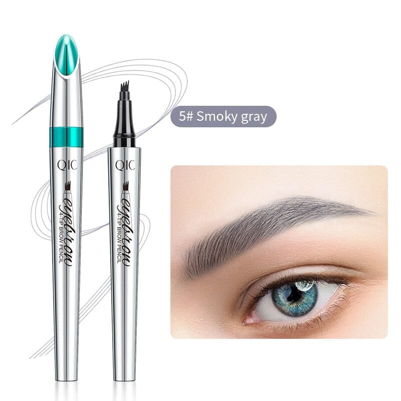 3D wasserfester Microblading-Augenbrauenstift mit 4 Gabelspitzen, Tattoo-Stift