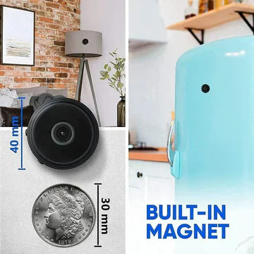 Mini-Funkkamera mit Magnetfunktion, Live-Audio- und Videoüberwachung in Echtzeit