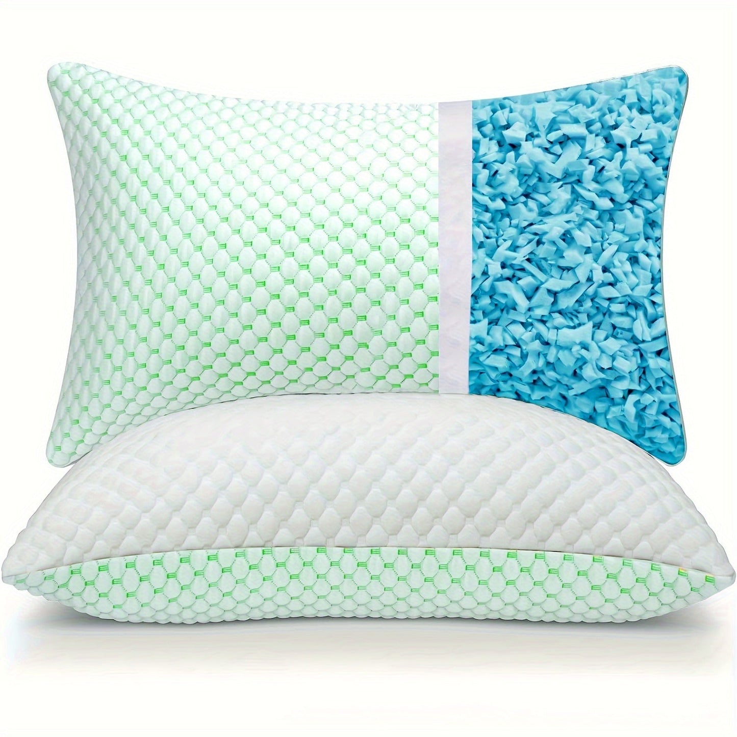 Brehn | ChillPillow Breeze - Kühlendes Memory-Schaum-Kissen mit Bambusbezug