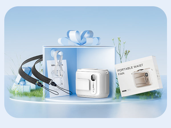 Taillenventilator Hände-frei persönlicher Nackenventilator für Outdoor-Camping | Brehn