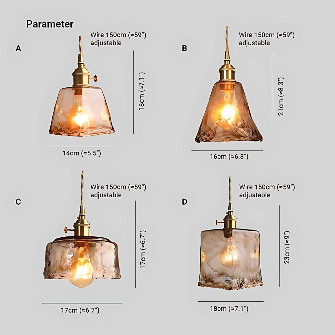 Brehn | Retro LED Hängeleuchte - Jasper