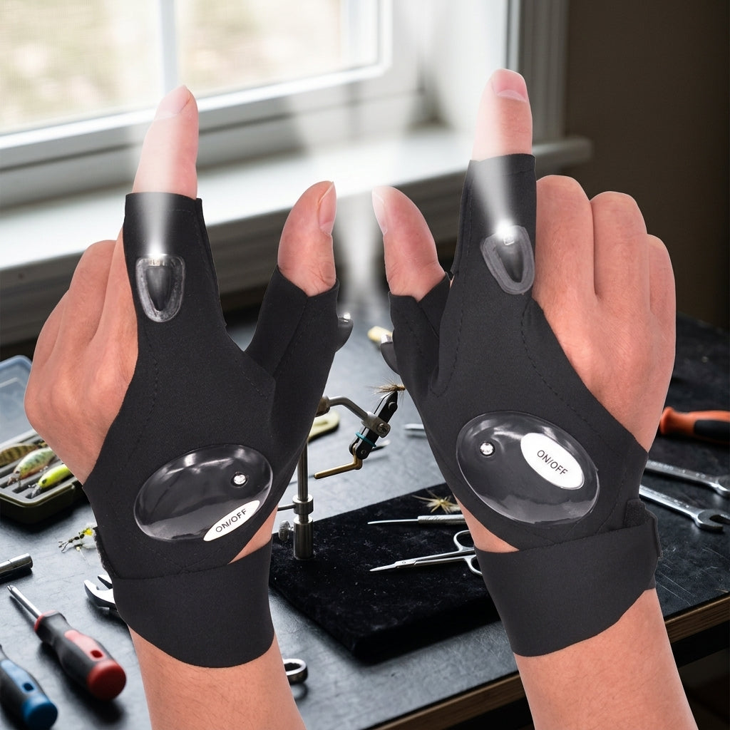 Fingerloser Handschuh LED Taschenlampe | Brehn
