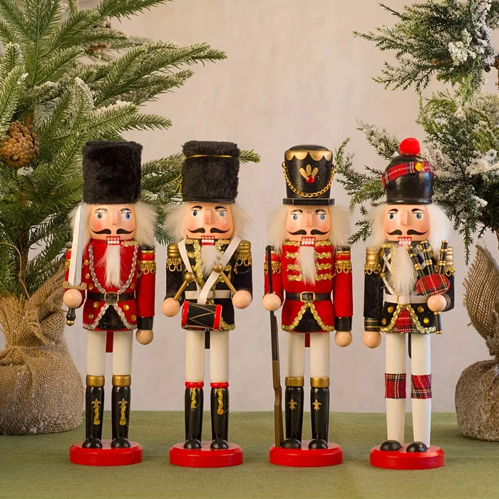 Brehn | NussknackerJoy - Holz Nussknacker Soldatenfigur für zeitlosen Weihnachtszauber