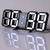 TimeSphere LED 3D Digitaluhr mit Kalender und Temperaturanzeige | Brehn