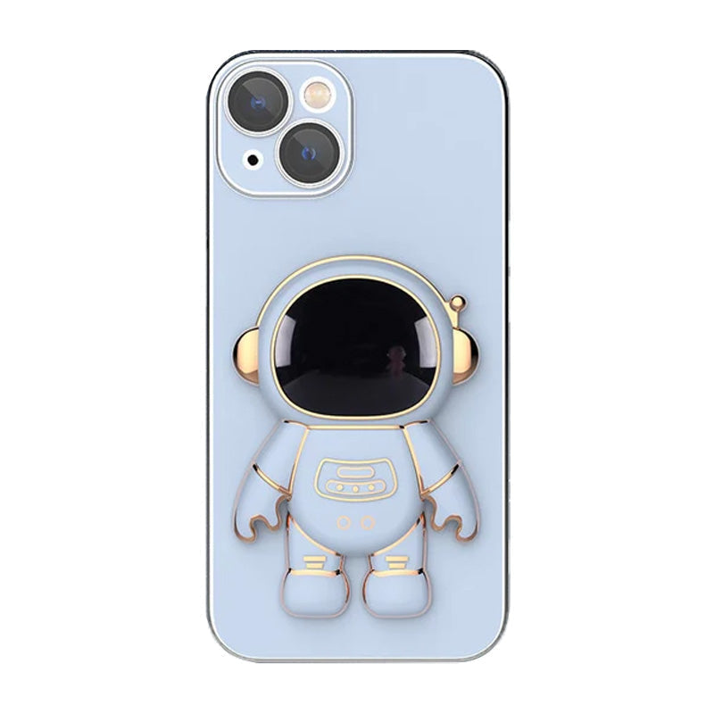 Brehn | 6D Plating Astronaut Versteckte Ständerhülle für iPhone