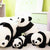 Panda Family Kissen | Brehn