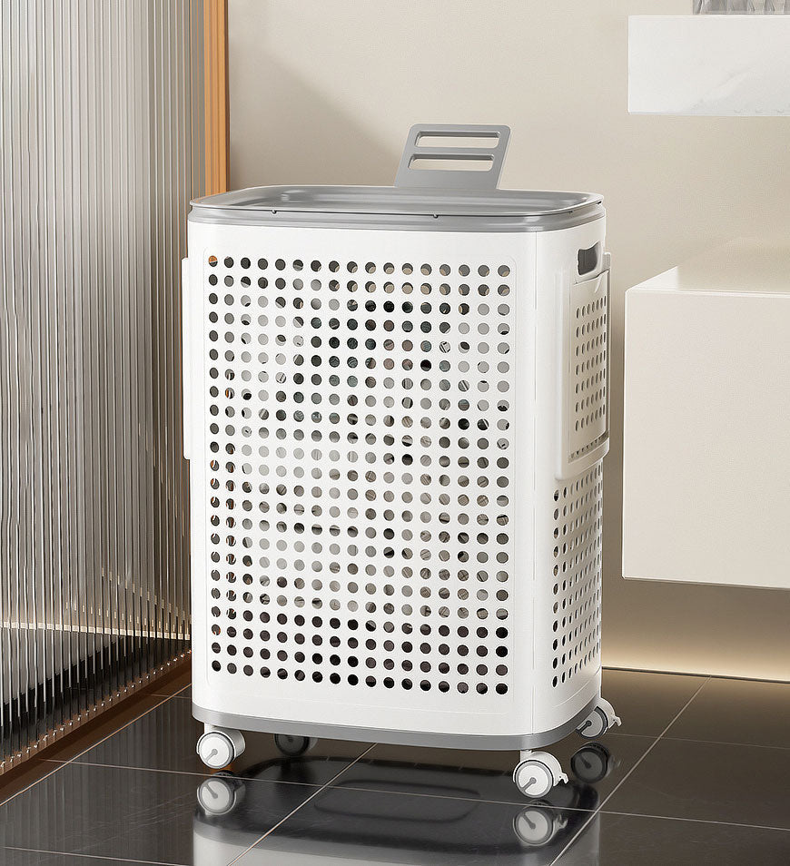 GlideEase Laundry Bin — Müheloses Wäschetragen ohne Rückenschmerz für ordentliche, frische Kleidung | Brehn