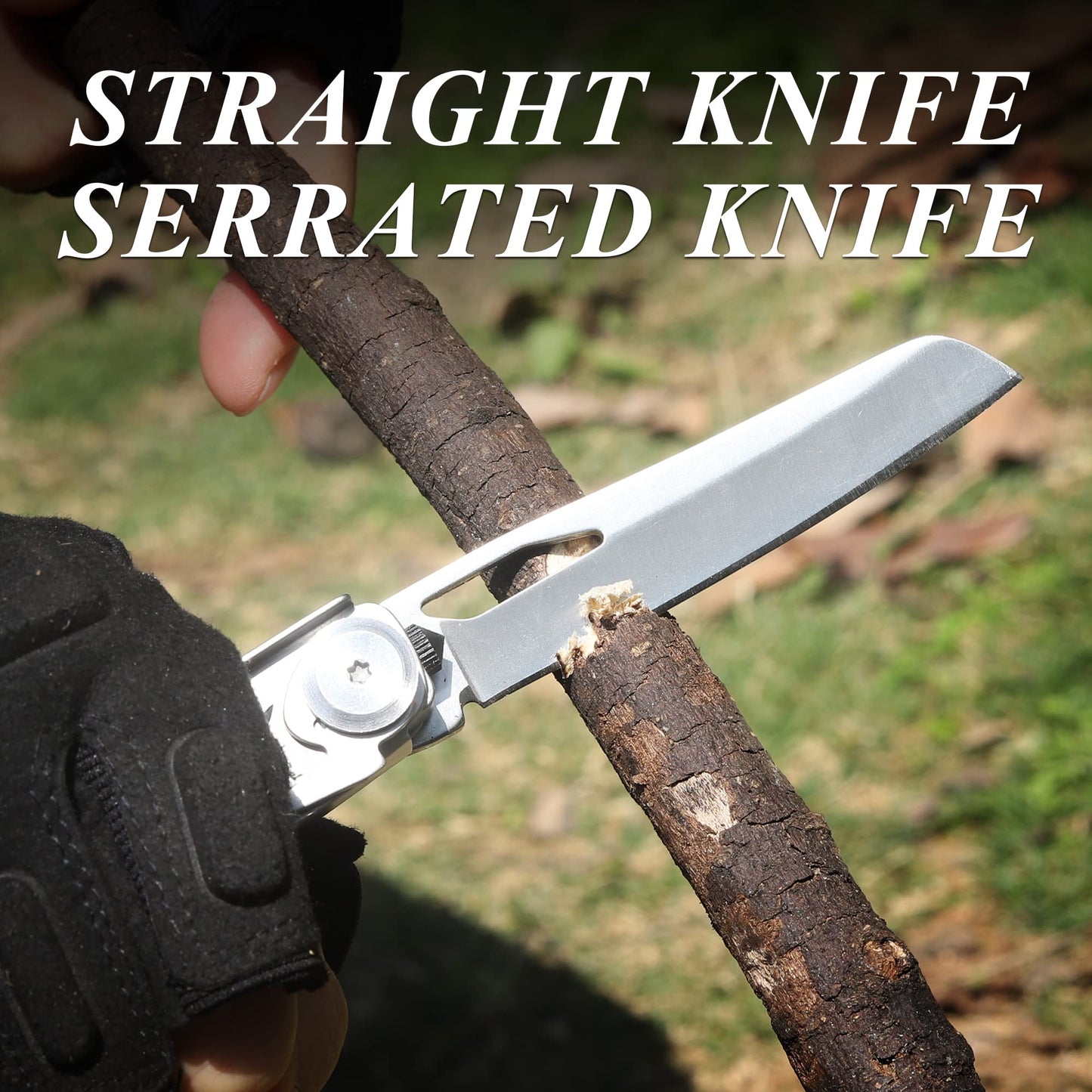 Brehn | Multitool Tasche Selbstverriegelndes Multifunktions-Faltmesser