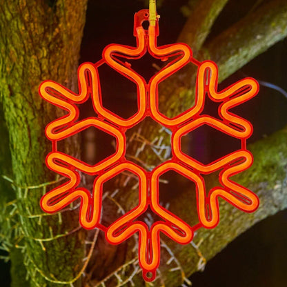 Wasserdichte LED Schneeflockenlichter für festliche Winterdekoration