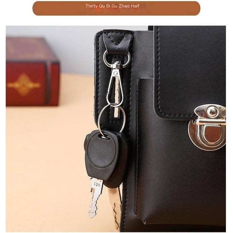 Brehn | PU-Leder Gürteltasche für Handy & Essentials