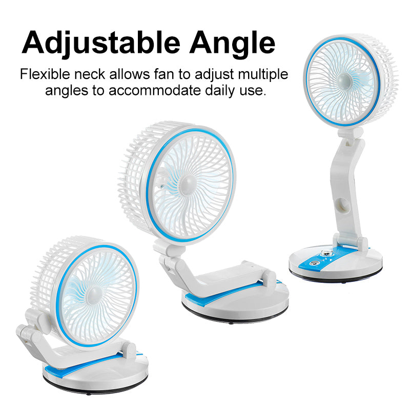 Wiederaufladbarer verstellbarer Winkel flexibler Ventilator | Brehn