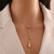 Brehn | Verstellbare Pull Tropfen Lariat Halskette und Ohrringe