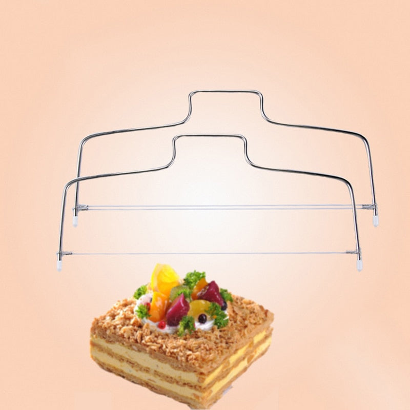 Verstellbarer Drahtkuchenschneider Kuchenschneider Nivellierer Linie Kuchenbrotmesser | Brehn