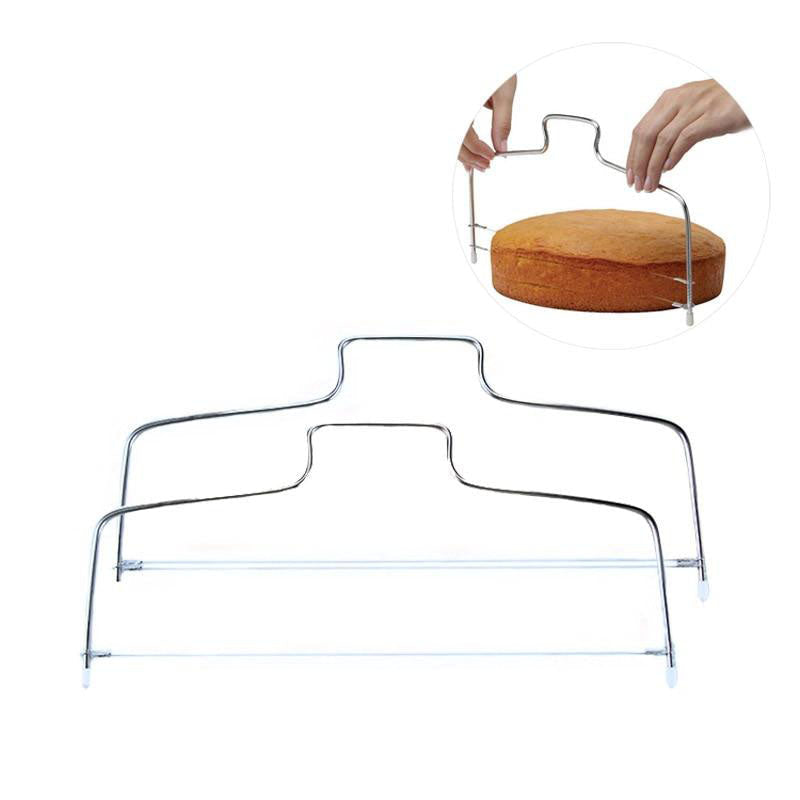 Verstellbarer Drahtkuchenschneider Kuchenschneider Nivellierer Linie Kuchenbrotmesser | Brehn