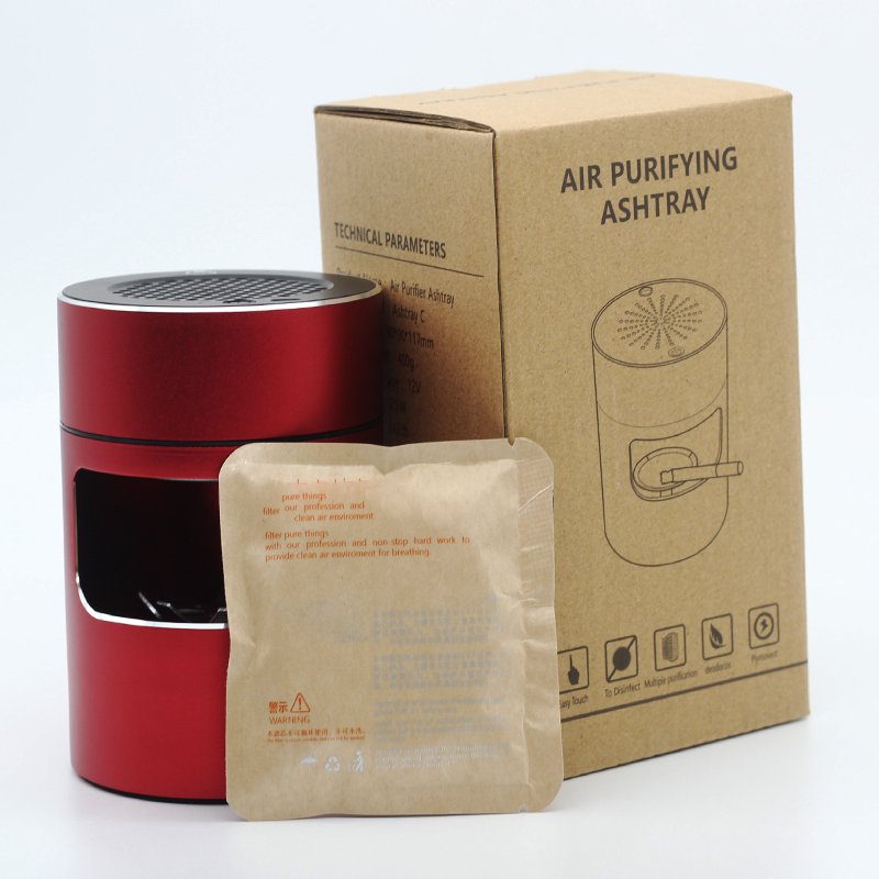 AEROCLEAN – Intelligenter, rauchfreier Aschenbecher mit Akku und HEPA-Filter