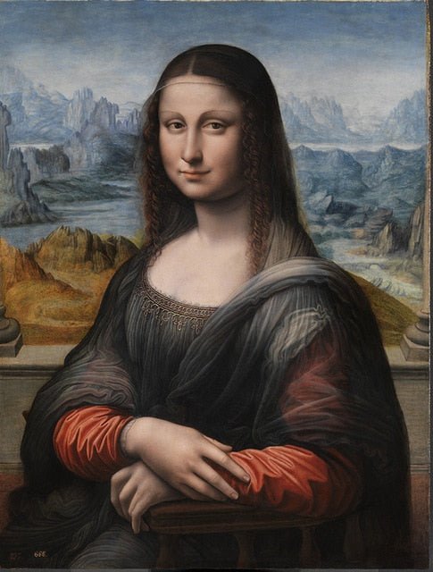 Brehn | Ästhetisches Lustiges Mona Lisa Leinwandposter