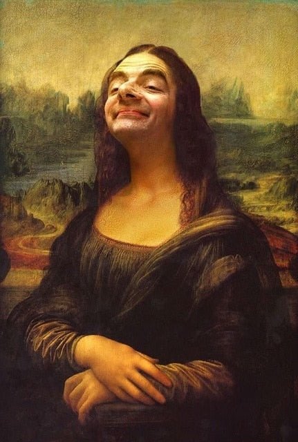 Brehn | Ästhetisches Lustiges Mona Lisa Leinwandposter