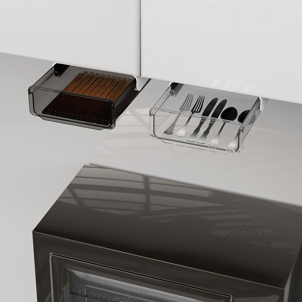 Brehn | Bürofriendly Selbstklebender Versteckter Transparenter Schublade