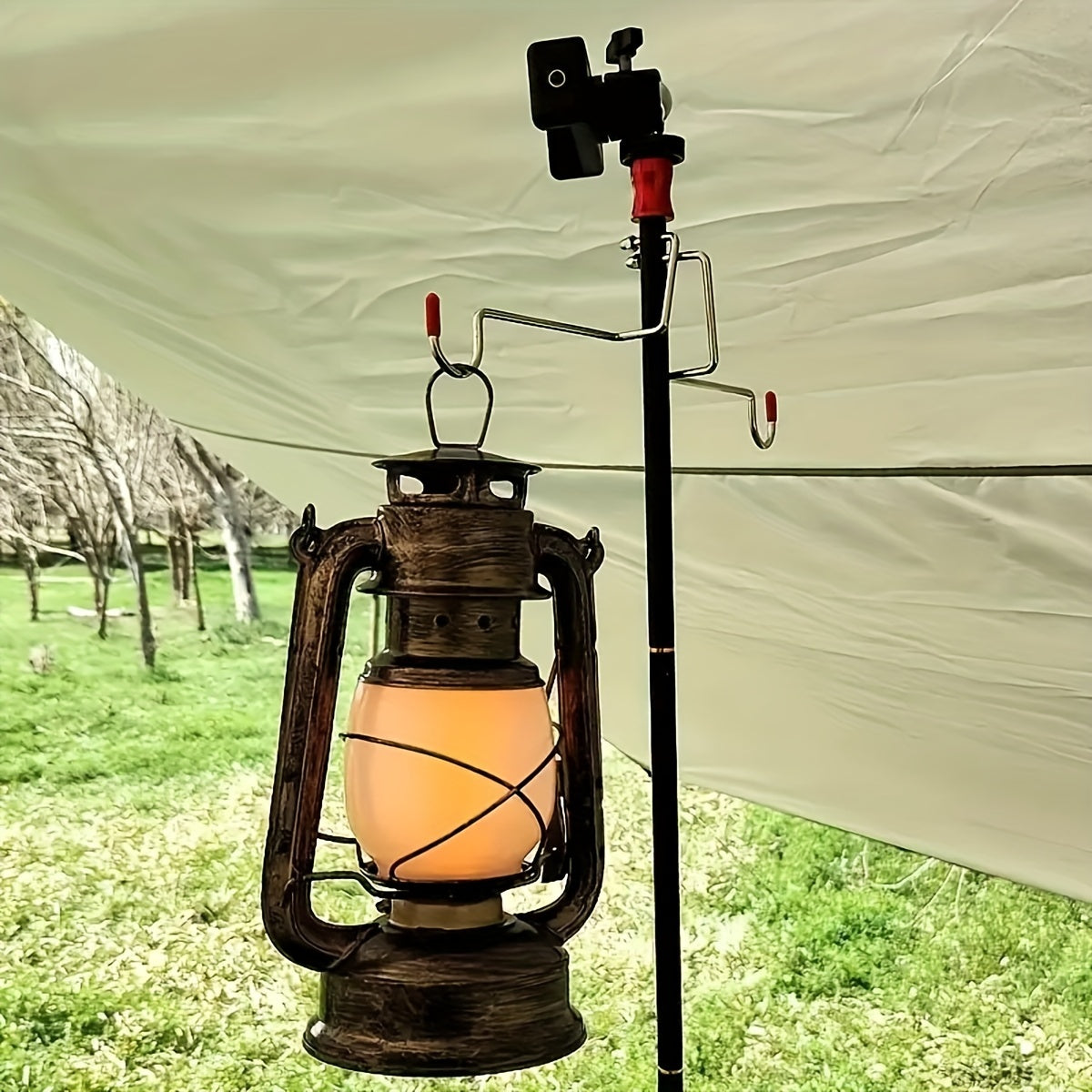 RetroGlow Laterne – Vintage LED Laterne mit Flammenlichteffekt | Brehn
