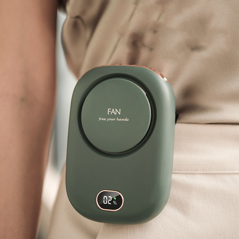 Stiller blätterloser Halsventilator mit digitaler Anzeige | Brehn