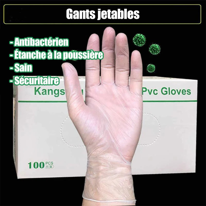 Einweg- Antistatische PVC-Handschuhe (50 Paare) | Brehn