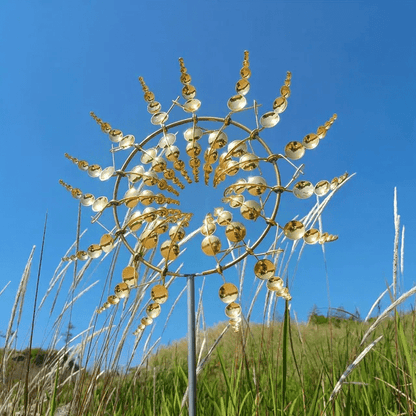 MagicWind kinetischer Windmühle aus Metall | Brehn