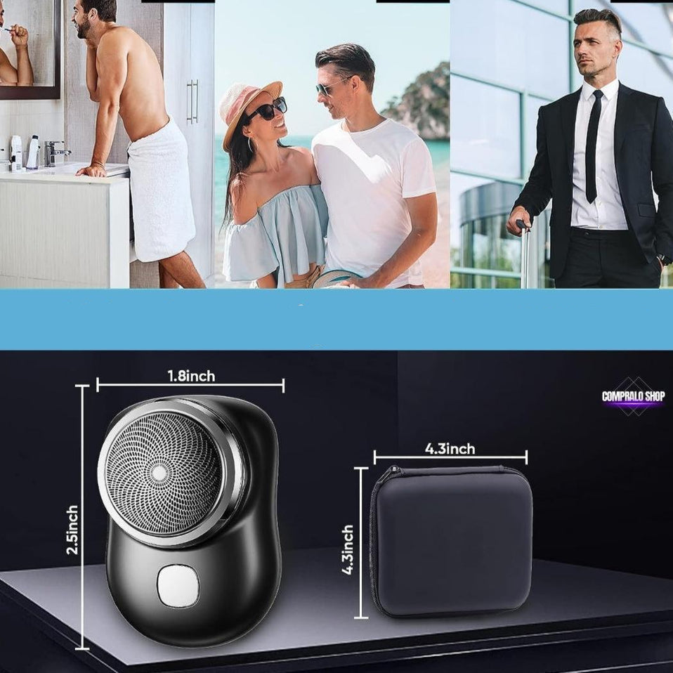 Brehn | LuxeSmooth Mini-Rasierer | Präzise und sanfte Rasur für strahlende Haut