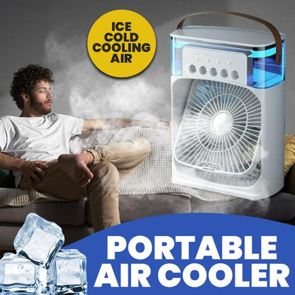 Wasser Luftkühler Ventilator - 3 in 1 Eis-kalte Kühlungs Klimaanlage Luftbefeuchter tragbarer Mini Luftkühler Ventilator | Brehn