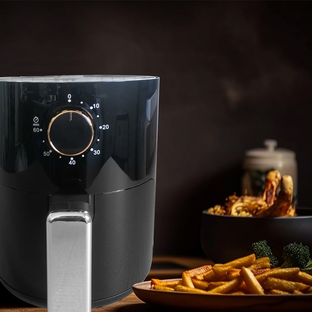Airfryer 2,0 Liter (fettarm: grillen, backen, braten und frittieren) | Brehn