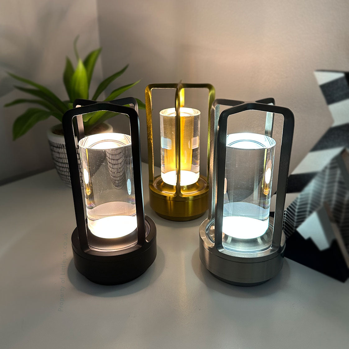 Drahtlose Vintage Laterne Tischlampe | Brehn